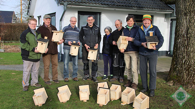 Bild von (rechts) Gerty Münstermann, August Wortmann, Bennie Brinker, Jürgen Schemmelmann, Birgitt Holster, Willi Holster, Holger Martsch und Armin Asbrand img1